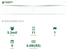 Tablet Screenshot of expodireto.cotrijal.com.br